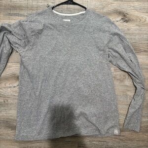Rag and Bone Gray Long Sleeve Shirt, size L